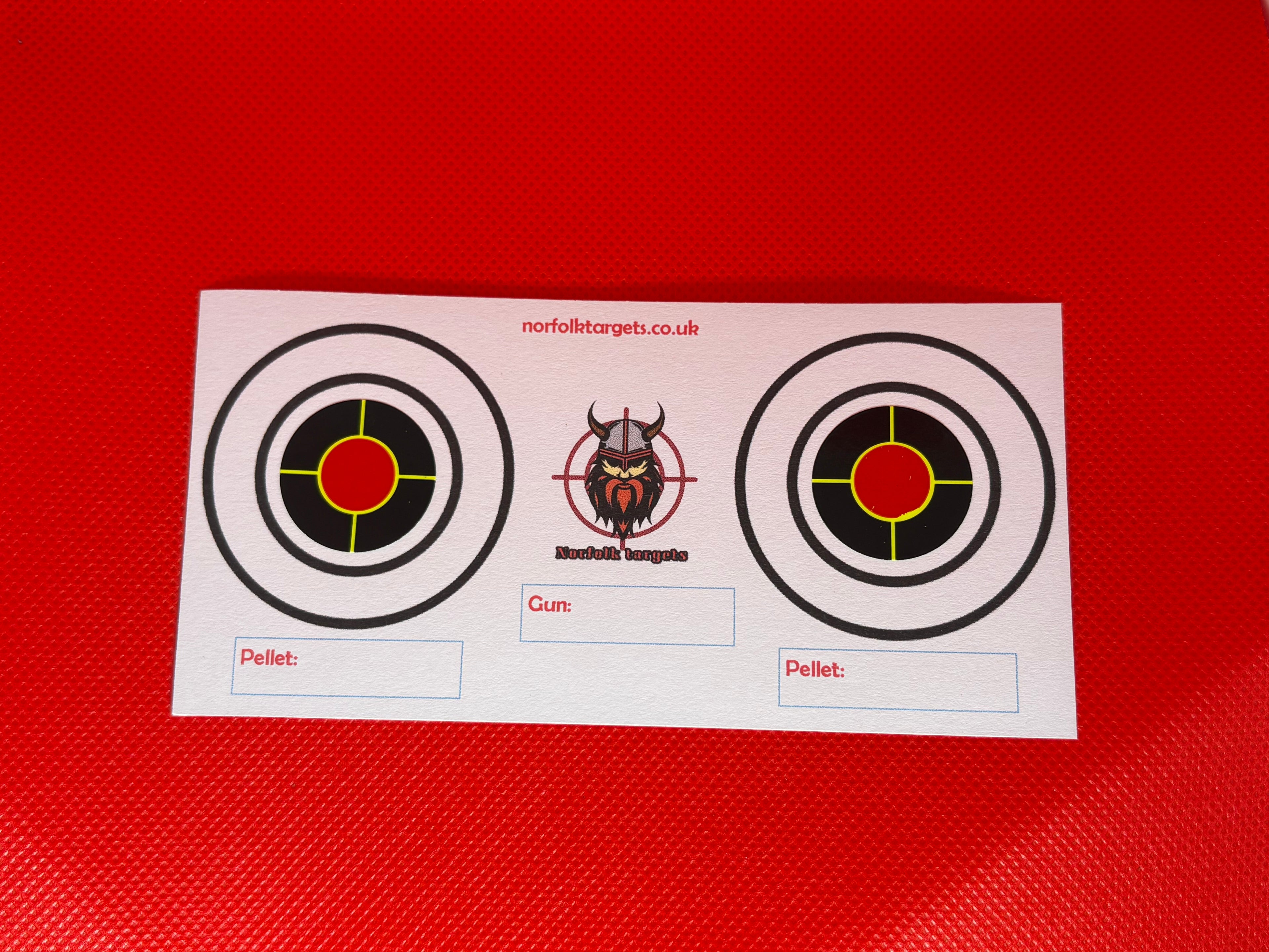 7x14 cm Targets