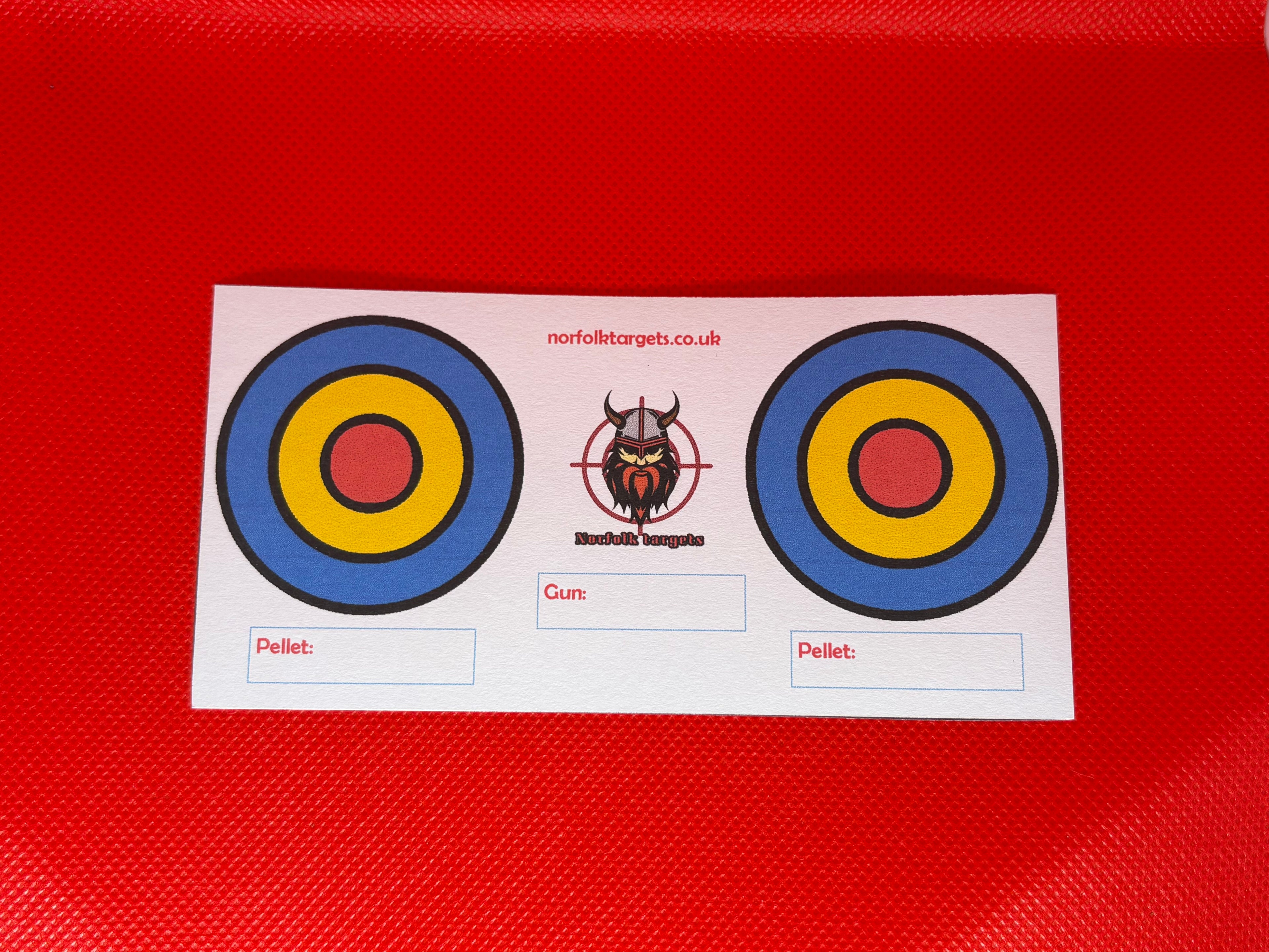 7x14 cm Targets