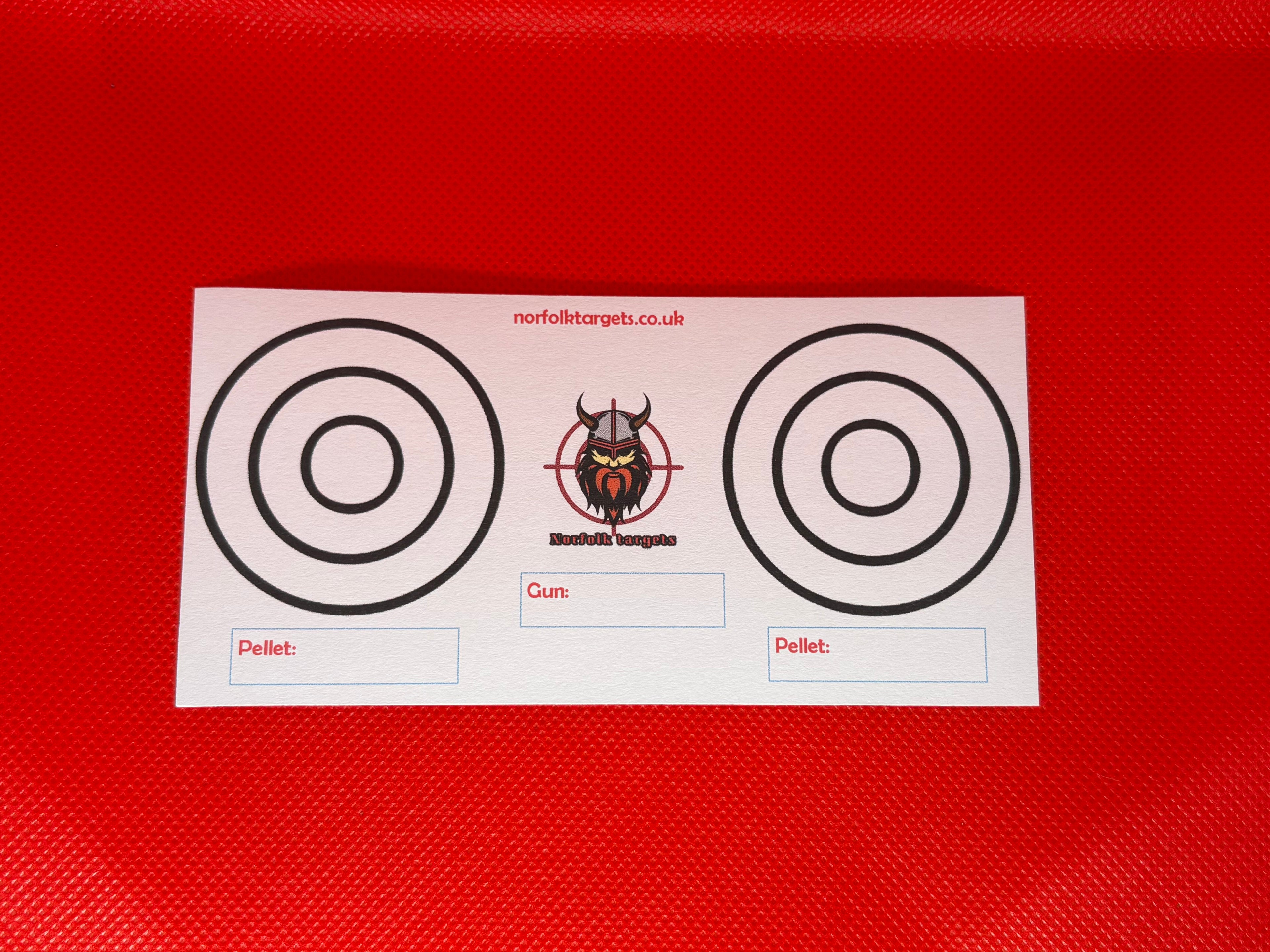 7x14 cm Targets