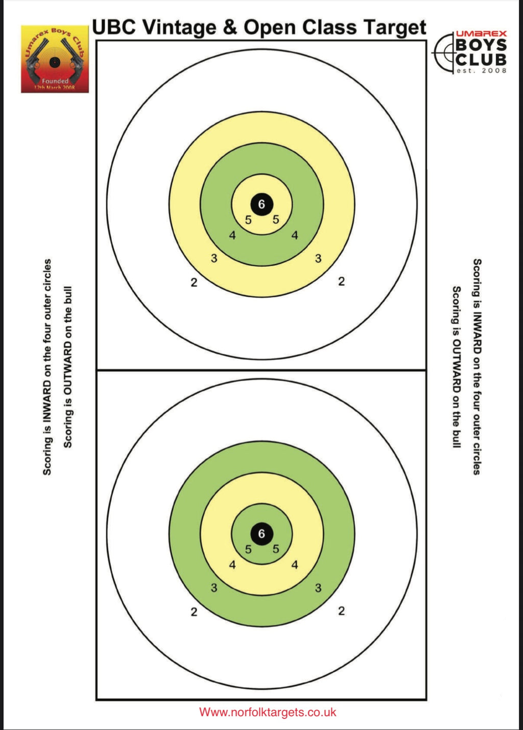 UBC Vintage & Open Class Target